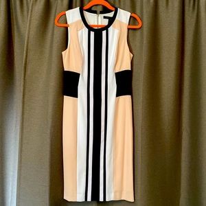 BCBG Maxazria color block dress, size 6